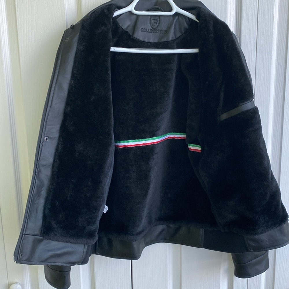 NWOT F Collection Black Men’s Jacket, Size L